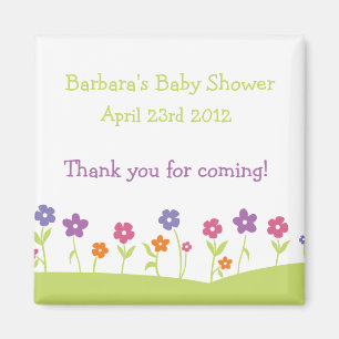 Spring Flowers Dankjewel Magnet - Meisje