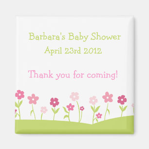 Spring Flowers Dankjewel Magnet - Meisje