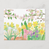 Spring Flowers die Joy Radiate Briefkaart (Voorkant)