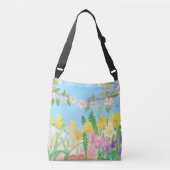 Spring Flowers die Joy Radiate Crossbody Tas (Voorkant)
