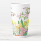 Spring Flowers die Joy Radiate Latte Mok (Voorkant)