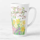 Spring Flowers die Joy Radiate Latte Mok (Rechts)
