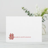 Spring Flowers Double Happiness Chinese Wedding Kaart (Staand voorkant)