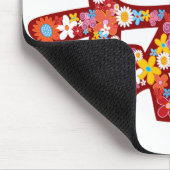 Spring Flowers Double Happiness Chinese Wedding Muismat (Hoek)