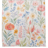 Spring Flowers Douchegordijn (Voorkant)