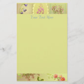 Spring Flowers Ephemera Stationery Briefpapier (Voorkant)
