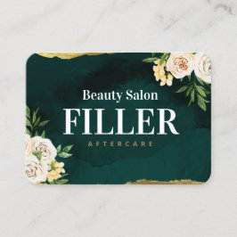 Spring Flowers Filler Aftercare Card Visitekaartje
