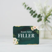 Spring Flowers Filler Aftercare Card Visitekaartje (Staand voorkant)