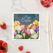 Spring Flowers Floral Lijst Elegant Chic Party Servetten (Insitu)