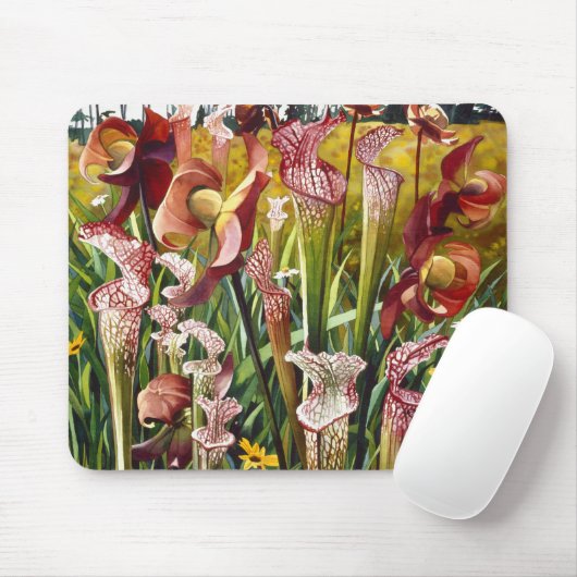"Spring Flowers" Floral Waterverf Art Muismat (Met muis)