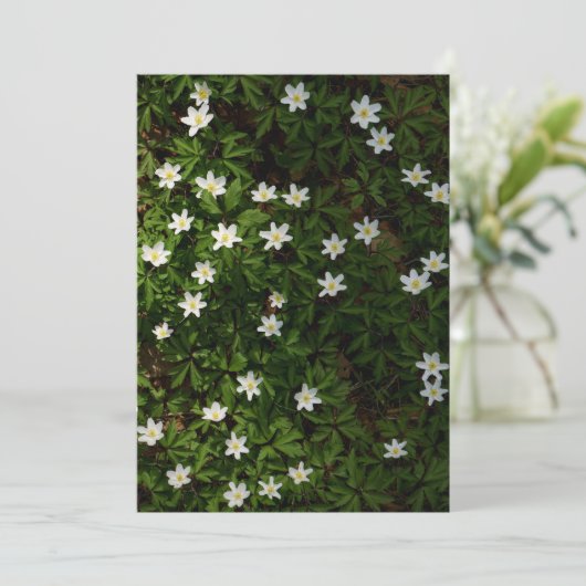 Spring flowers for Earth Day Card (Staand voorkant)