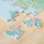 spring flowers fractal puzzel legpuzzel (Zijkant)