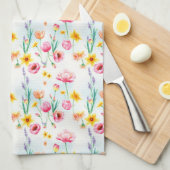 Spring Flowers Galore Theedoek (Quarter Fold)