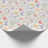 Spring Flowers Garden Gift Wrapping Paper Nature Cadeaupapier (Hoek)