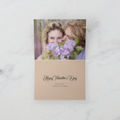 Spring Flowers Garden Heart Love Valentijnsdag Feestdagen Kaart (Binnen)