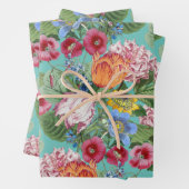 Spring Flowers Garden Inpakpapier Vel (In situ)