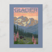 Spring Flowers - Glacier National Park, MT Briefkaart (Voorkant)