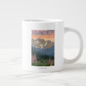 Spring Flowers - Glacier National Park, MT Grote Koffiekop (Rechts)