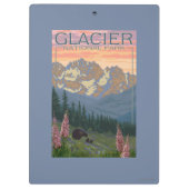 Spring Flowers - Glacier National Park, MT Klembord (Achterkant)