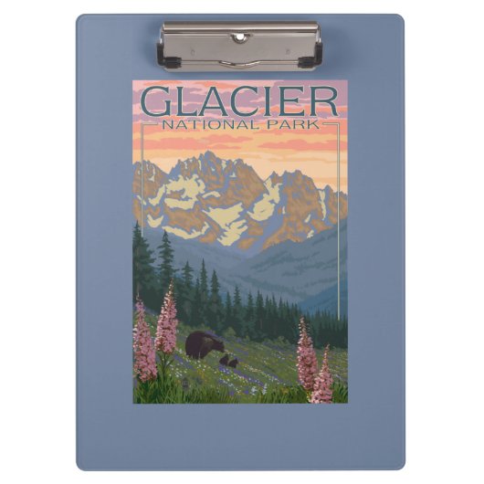 Spring Flowers - Glacier National Park, MT Klembord (Voorkant)