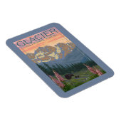 Spring Flowers - Glacier National Park, MT Magneet (Rechterzijde)