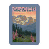 Spring Flowers - Glacier National Park, MT Magneet (Verticaal)