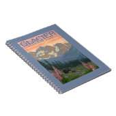 Spring Flowers - Glacier National Park, MT Notitieboek (Rechterzijde)