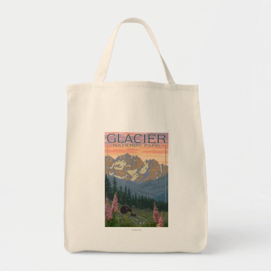 Spring Flowers - Glacier National Park, MT Tote Bag (Voorkant)