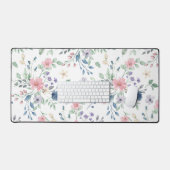 Spring Flowers Grote Desk Mat Mousepad (Keyboard & Muis)