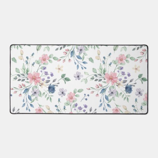 Spring Flowers Grote Desk Mat Mousepad (Voorkant)