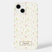 Spring flowers in yellow watercolor Case-Mate iPhone case (Achterkant)