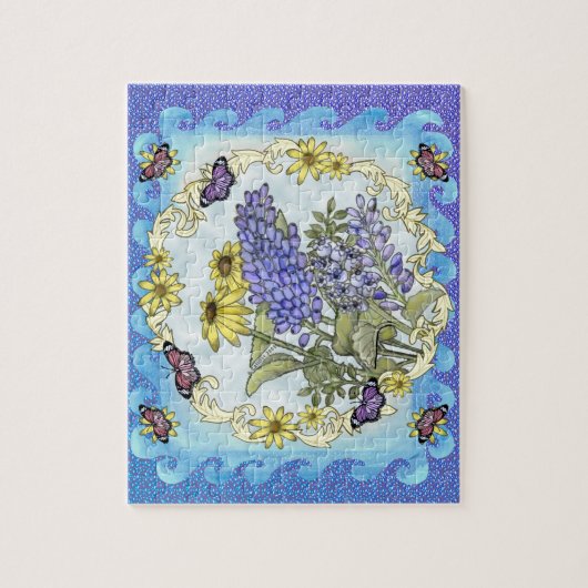 Spring Flowers Jigzaag Puzzle Legpuzzel (Verticaal)