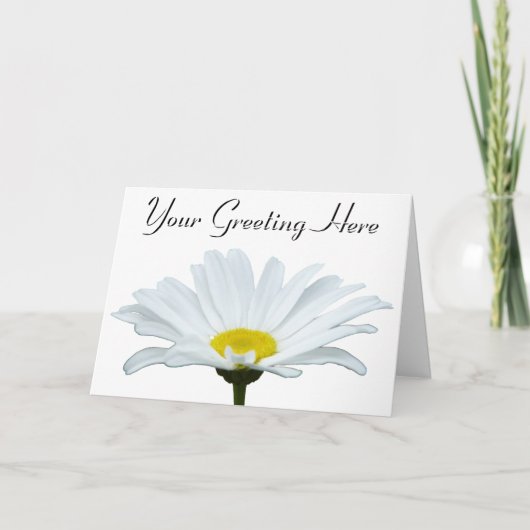 Spring Flowers Kaart Flowers Easter Kaart Blank (Voorkant)