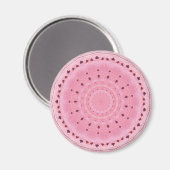 Spring Flowers Kaleidoscope Magneet (Voorkant / Achterkant)