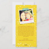 Spring Flowers Kerstboom Ornamenten 3 Foto Feestdagenkaart (Achterkant)