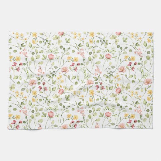Spring Flowers Kitchen Towels Theedoek (Horizontaal)