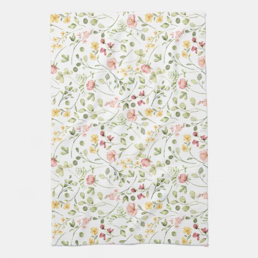 Spring Flowers Kitchen Towels Theedoek (Verticaal)