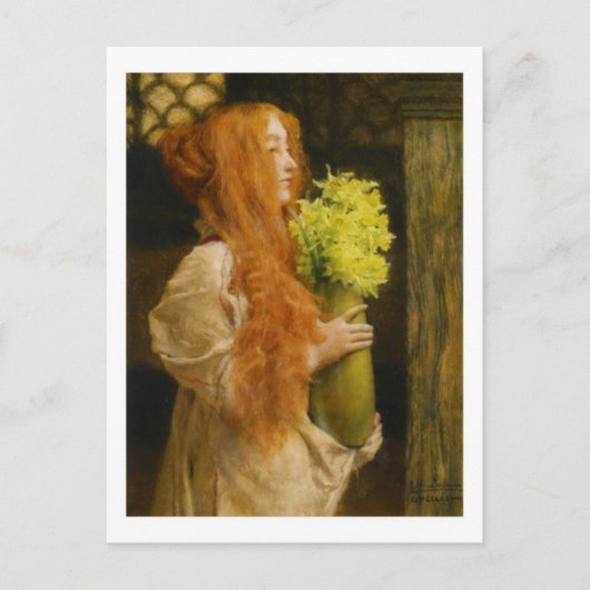 Spring Flowers - Lawrence Alma-Tadema briefkaart (Voorkant)