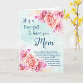 Spring Flowers Moederdag Kaart (Gele Bloem)