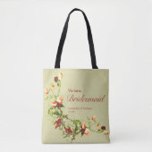 Spring Flowers Monogrammed Canvas tas (Voorkant)