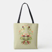 Spring Flowers Monogrammed Canvas tas (Achterkant)