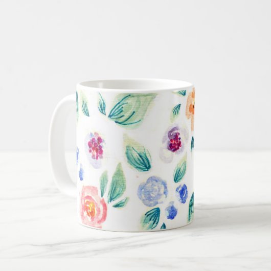 Spring Flowers mug Koffiemok (Voorkant links)