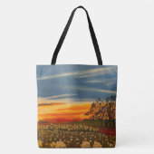 Spring Flowers op Sunset, door Gary Poling Tote Bag (Voorkant)