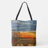 Spring Flowers op Sunset, door Gary Poling Tote Bag (Achterkant)