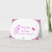 Spring Flowers - PaasKaart Feestdagen Kaart (Achterkant)