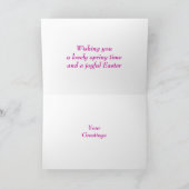 Spring Flowers - PaasKaart Feestdagen Kaart (Binnen)