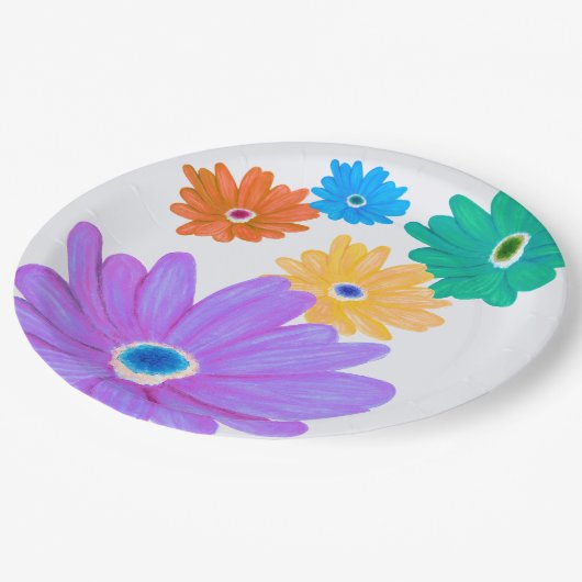 Spring Flowers  Papieren Bordje (Gekanteld)