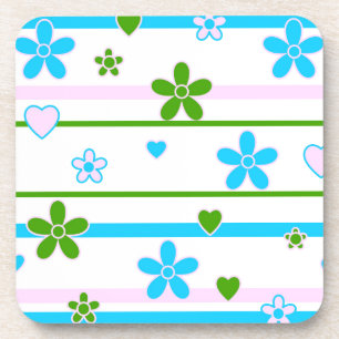 Spring Flowers Patroon Bier Onderzetter