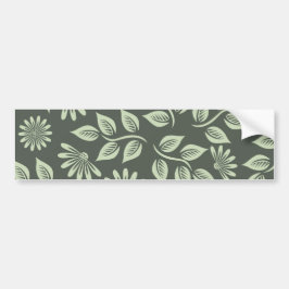 Spring Flowers Patroon Bumpersticker
