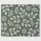 Spring Flowers Patroon Cadeaupapier (Vlak)